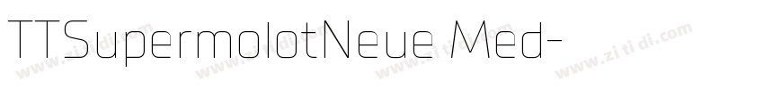 TTSupermolotNeue Med字体转换